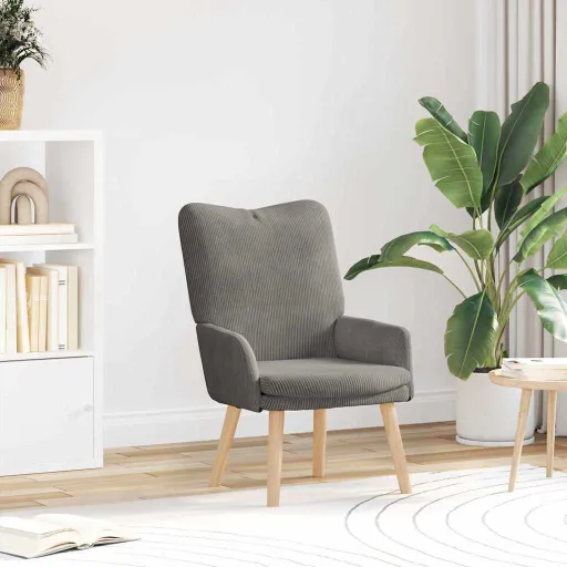 Poltrona Cinzento-Claro 63 x 67 x 94 cm Tecido