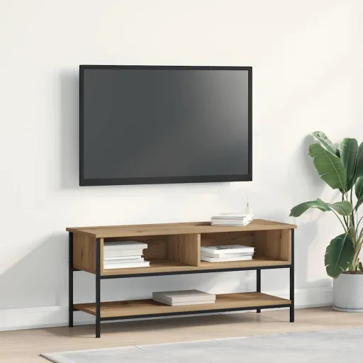 Conjunto de Móvel de TV Carvalho Artesanal 100 x 35 x 45 cm