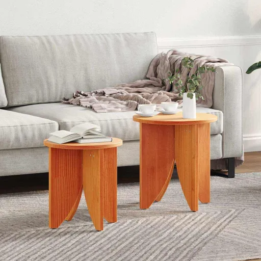 Mesa de Centro   Marrom Cera (2 pcs)