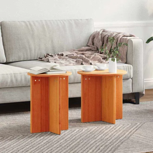 Mesa de Centro   Marrom Cera (2 pcs)