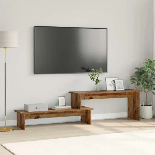 Conjunto de Móvel de TV Madeira Antiga 180 x 30 x 43 cm