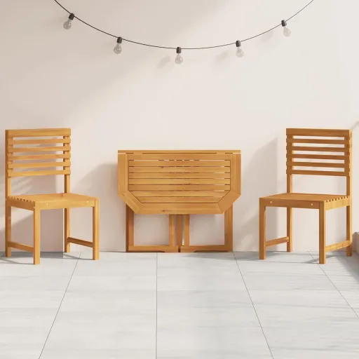 Conjunto Bistro de Jardim   Castanho (3 pcs)