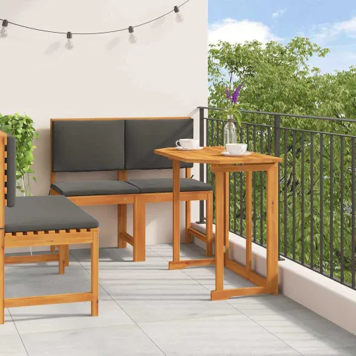 Conjunto Bistro de Jardim   Castanho (3 pcs)
