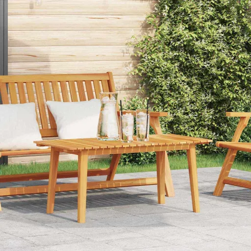 Conjunto de Jantar para Exterior Castanho