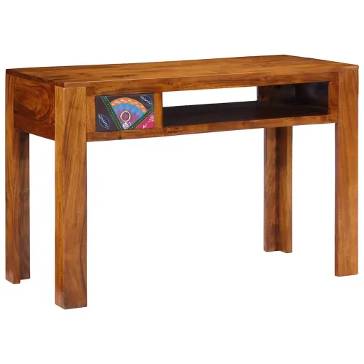 Secretária de Escrita com Gaveta Castanho 110 x 50 x 73 cm