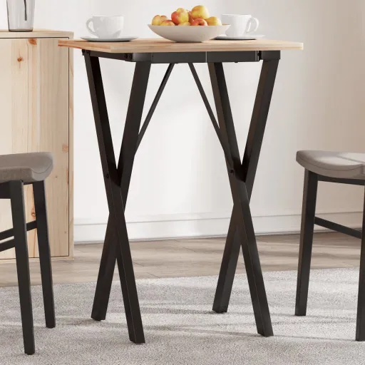 Pernas para Mesa de Jantar Estrutura em X Aço