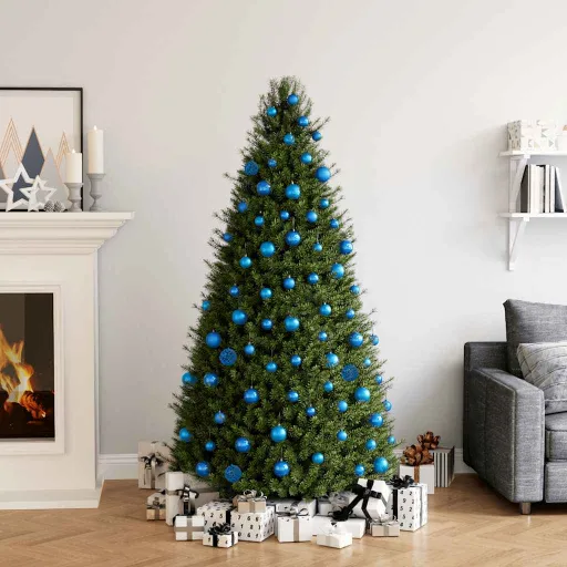 Conjunto de Bolas de Natal   Azul (100 pcs)