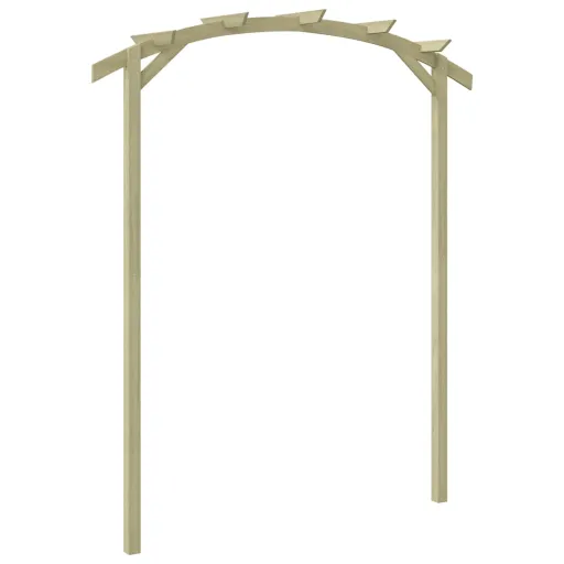 Pérgola de Jardim 180x210x40 cm Madeira de Pinho Impregnada