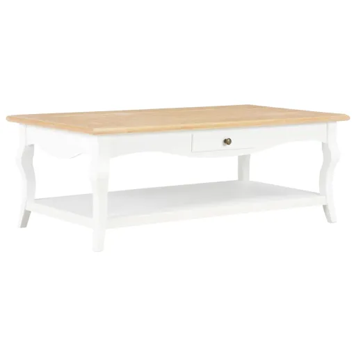 Mesa de Centro 110x60x40 cm MDF Branco