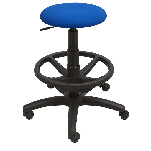 Bancos Altos de Trabalho com Rodas e Apoio de Pés Multis Big Stool (Cadeiras de Escritório / Estirador)