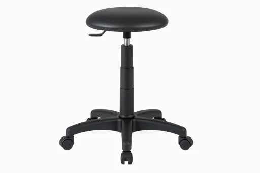 Banco de Trabalho com Rodas Multis Stool Preto (Cadeiras de Escritório)