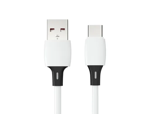 Cabo Usb-c a Usb-a q-Connect Pvc Comprimento 2m Branco