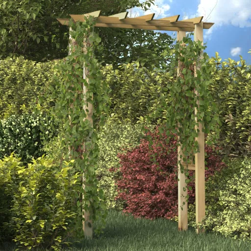 Pérgola 150x60x204 cm Madeira Impregnada