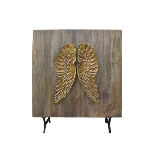 Aparador DKD Home Decor Castanho Dourado Madeira de Mangueira 100 x 45 x 120 cm 100 x 50 x 120 cm