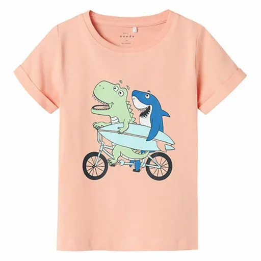 Camisola de Manga Curta Infantil Name It Nmmvux