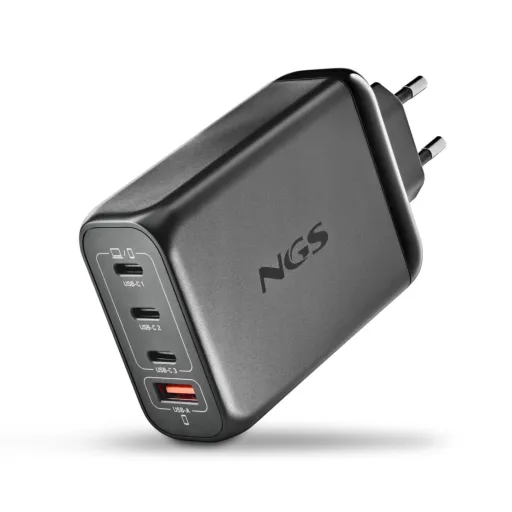 NGS - Carregador de Parede 140W com 4 Portas: 3 USB-C + 1 USB-A BUD140W