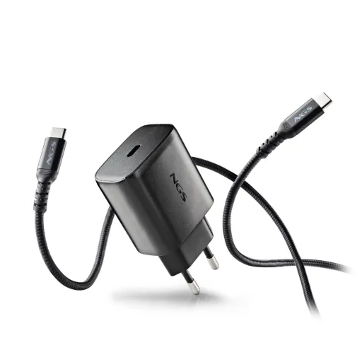 NGS - Carregador de Parede 45W com Saída USB-C e Cabo USB-C-USB-C de 1,5M BUD45W-C
