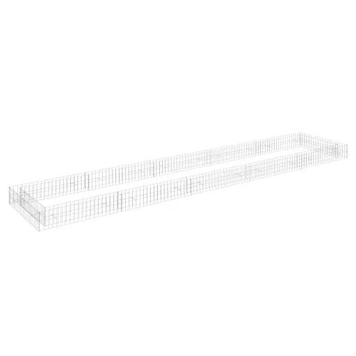 Canteiro Elevado/Cesto Gabião 500x100x20 cm Aço Galvanizado