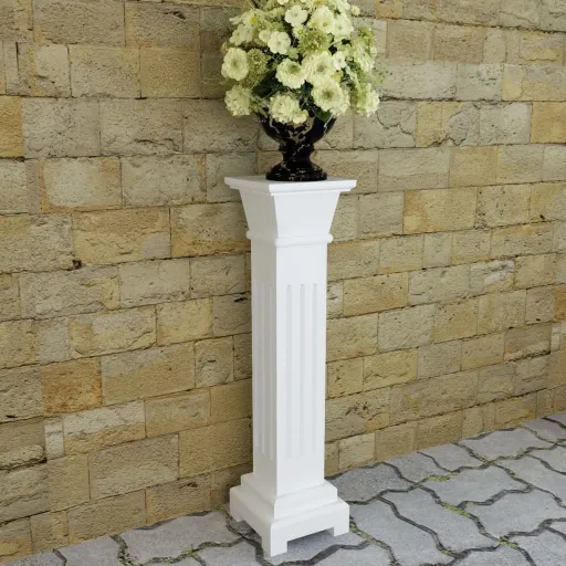 Coluna Clássica Quadrada / Suporte para Plantas MDF