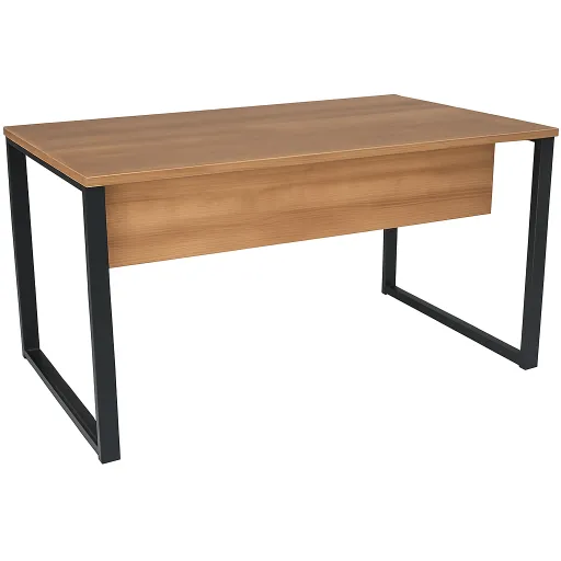 Secretária de Escritório 1200x800x740 mm Melamina Antracite / Cerejeira Chocolate – Kclose