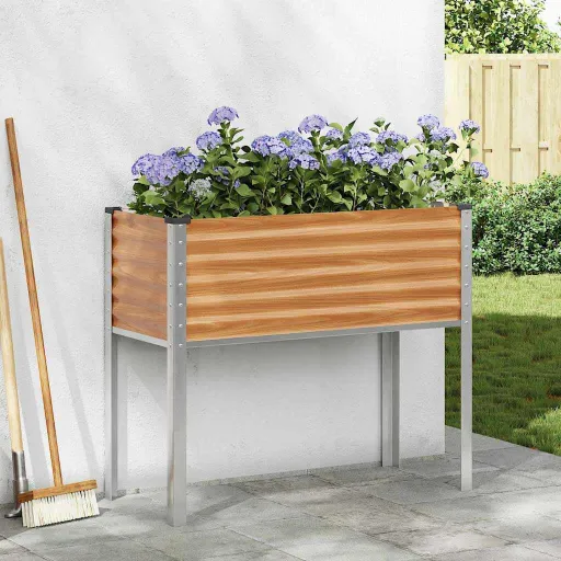 Vaso de Jardim Marrom Claro 100,5 x 40,5 x 90 cm