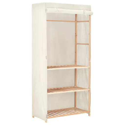 Roupeiro/Guarda-Roupa 3 Prateleiras 79x40x170 cm