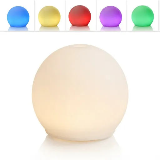 Difusor Ambientador Redondo Branco LED