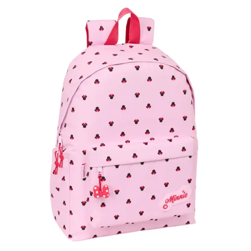 Mochila Escolar Minnie Mouse Naive Cor de Rosa 31 x 43 x 13 cm