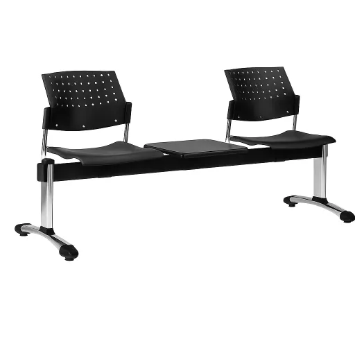 Cadeiras Receção com Mesa 2 Lugares Fixa Movie 550 (Cadeiras de Escritório)