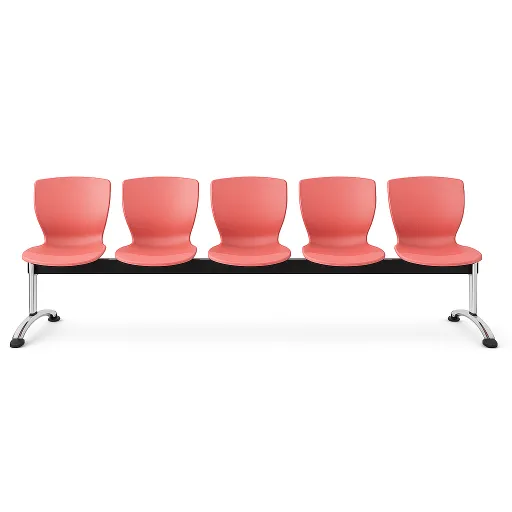 Cadeiras Receção 5 Lugares Fixa Viga Mono (Cadeiras de Escritório)