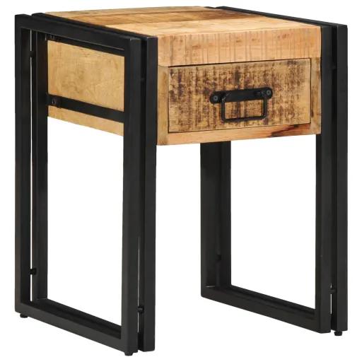 Mesa de Apoio 40 x 40 x 50 cm Madeira de Manga Maciça