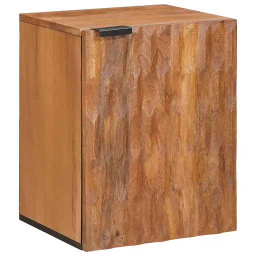 Armário de Banheiro Suspenso com Porta Castanho 38 x 33 x 48 cm