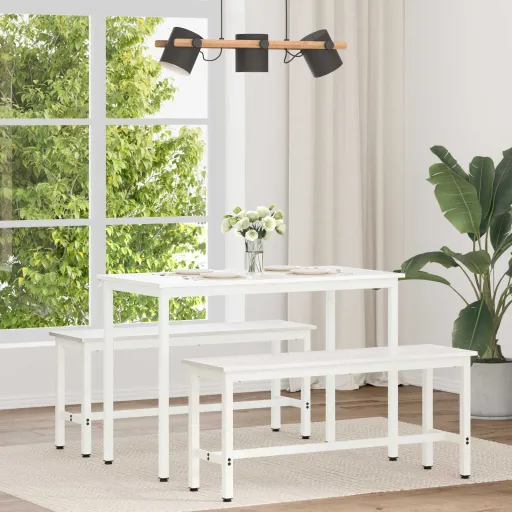 Mesa de Jantar Branco 110 x 55 x 75 cm