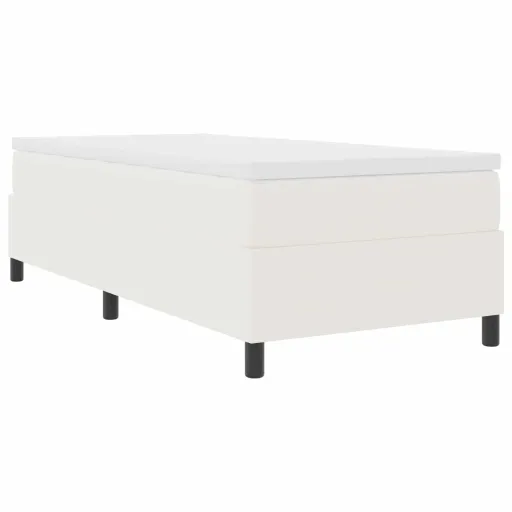 Estrado de Cama Plataforma Creme 90 x 200 cm Tecido