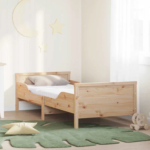 Estrutura da Cama com Colchão Castanho 80 x 200 cm