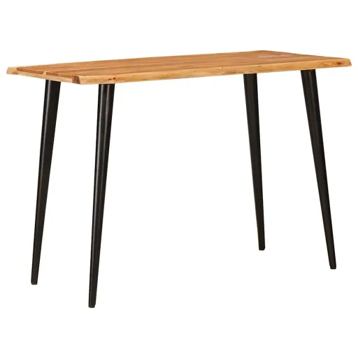 Mesas de Jantar Marrom e Preto 110 x 55 x 78 cm