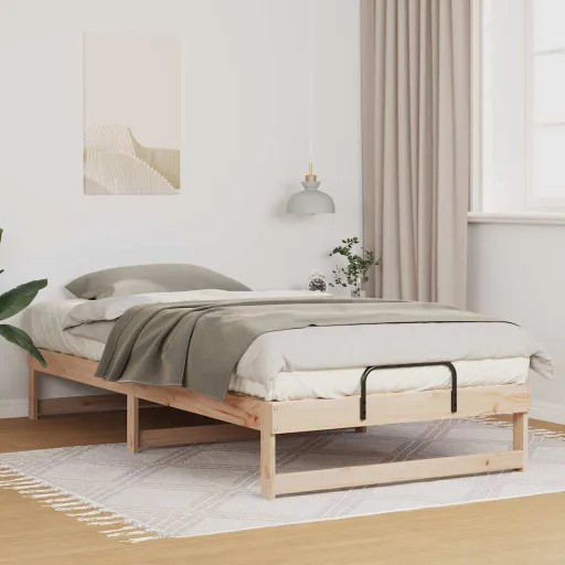 Estrutura da Cama Castanho 100 x 200 cm