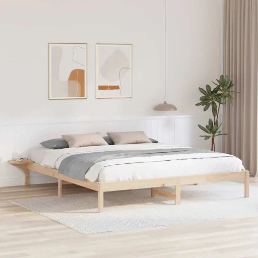 Estrutura da Cama Natural 180 x 200 cm