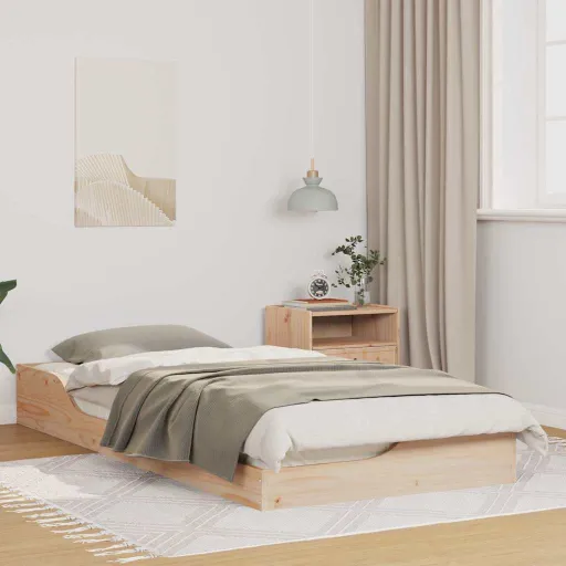 Estrutura da Cama Castanho 100 x 200 cm