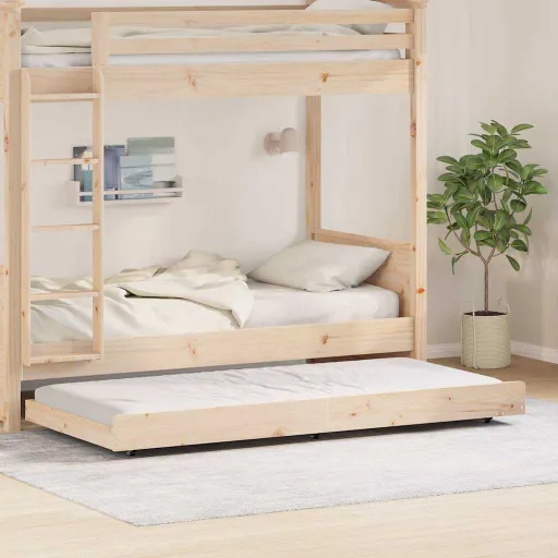 Estrutura da Cama Natural 100 x 200 cm