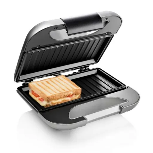 Prensa para Sandes Princess 01.127003.01.001 Preto Prateado 750 W