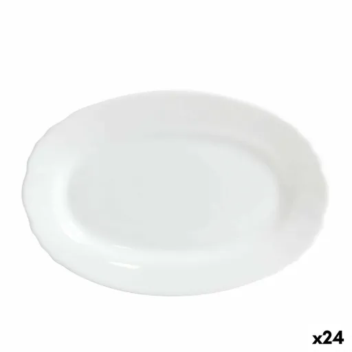 Recipiente de Cozinha Bormioli Ebro Vidro Oval 23 x 15,5 x 2,1 cm (24 Unidades)