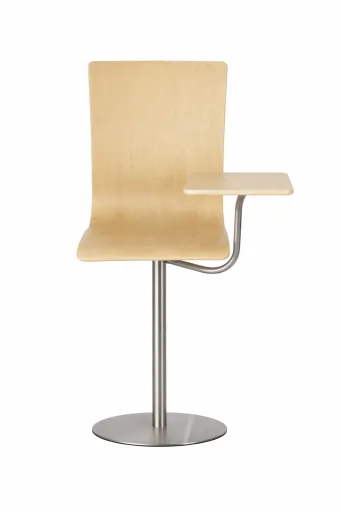 Cadeiras Auditório com Palmatória 50x51x44cm Inox Reta