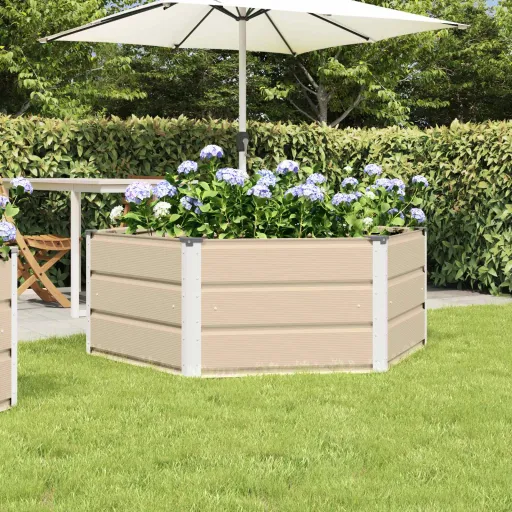 Floreira Ivory 129 x 129 x 45 cm Aço