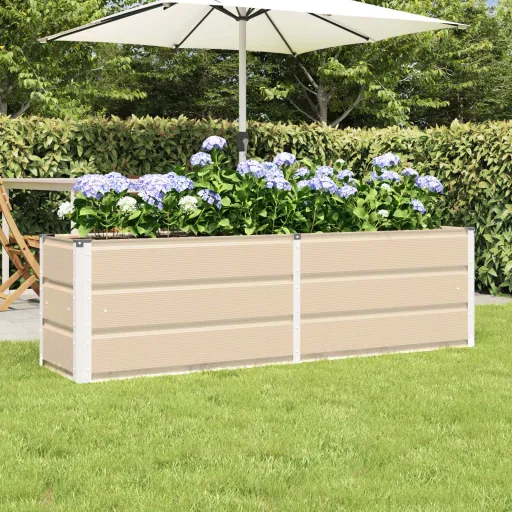 Floreira Ivory 160 x 40 x 45 cm Aço
