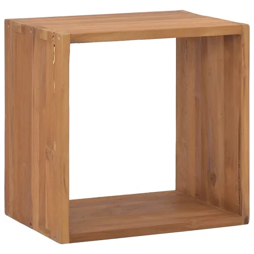 Mesa de Cabeceira 40x30x40 cm Madeira de Teca Maciça