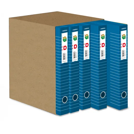 Pasta Arquivo Riscas Ambar L. Estreita Azul BL – 10 Unidades