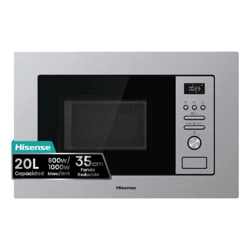 Microondas com Grill Hisense BIM320G41X 800 W 20 L Aço