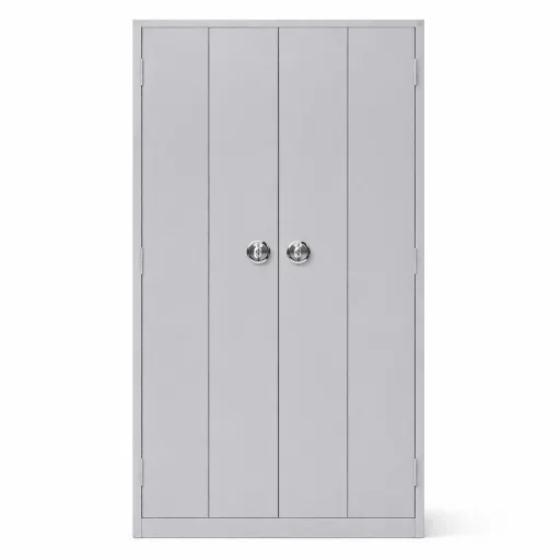 Armários de Escritório Contabilidade 1960x1000x420mm Ofi Portas em Fole Cinza