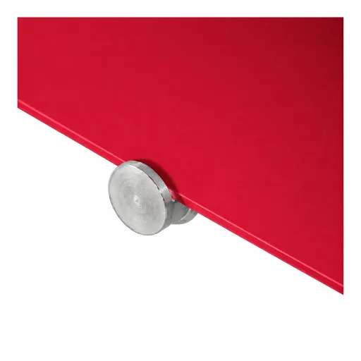 Nobo Quadro de Vidro Magnético Vermelho 45x60 cm